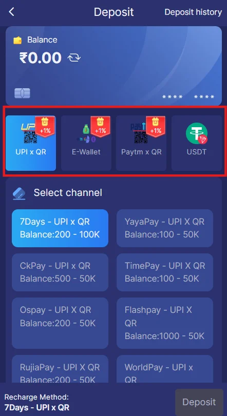 Select Payment Method